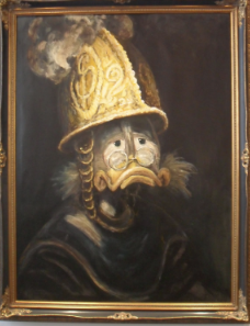 Der Mann mit dem Goldhelm, später kopiert von Rembrandt