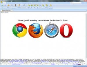 Fillerati im IE8